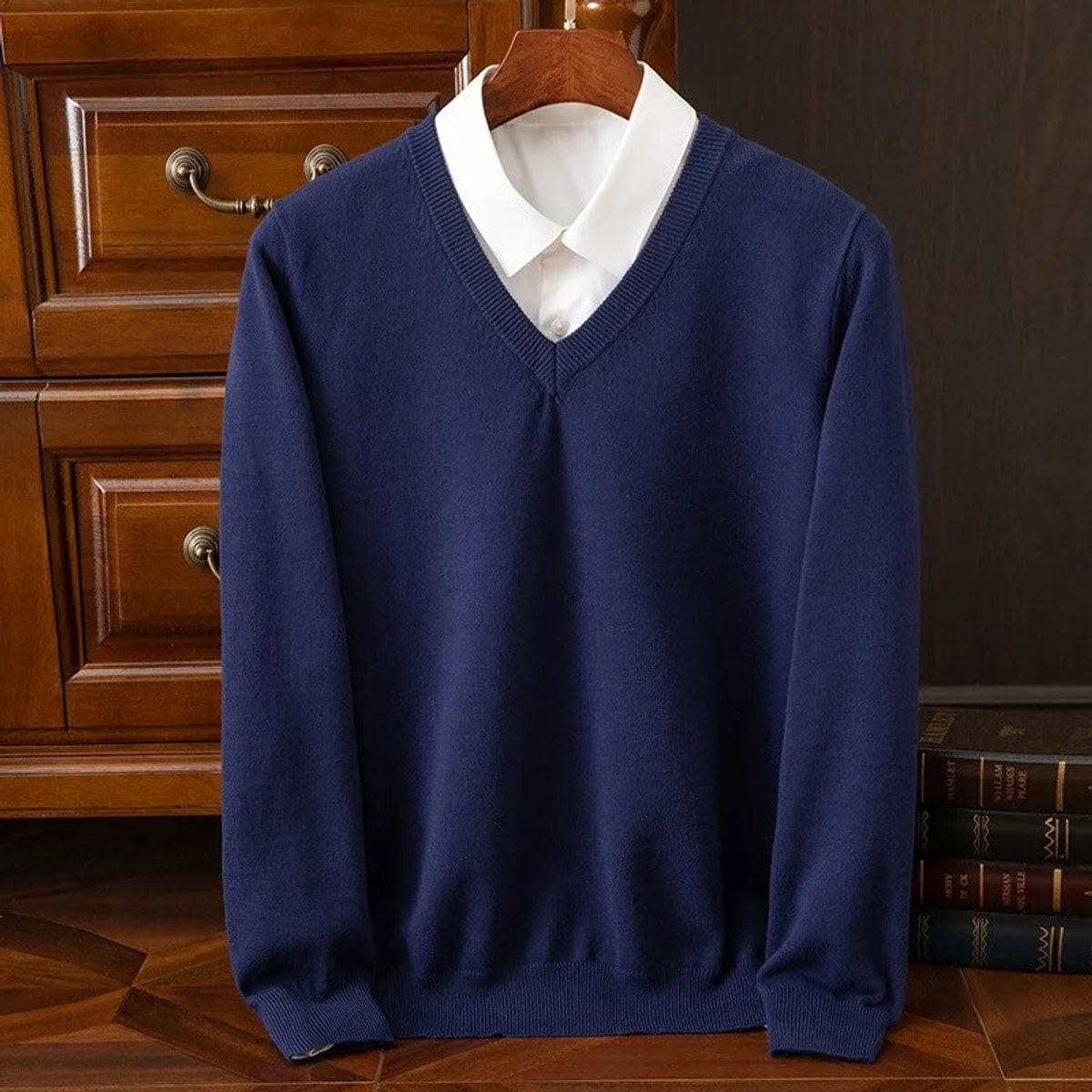 Men’s V Neck Jumper