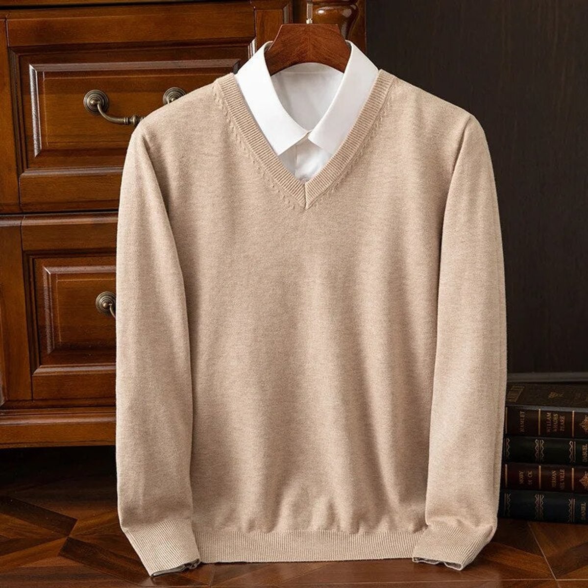 Men’s V Neck Jumper