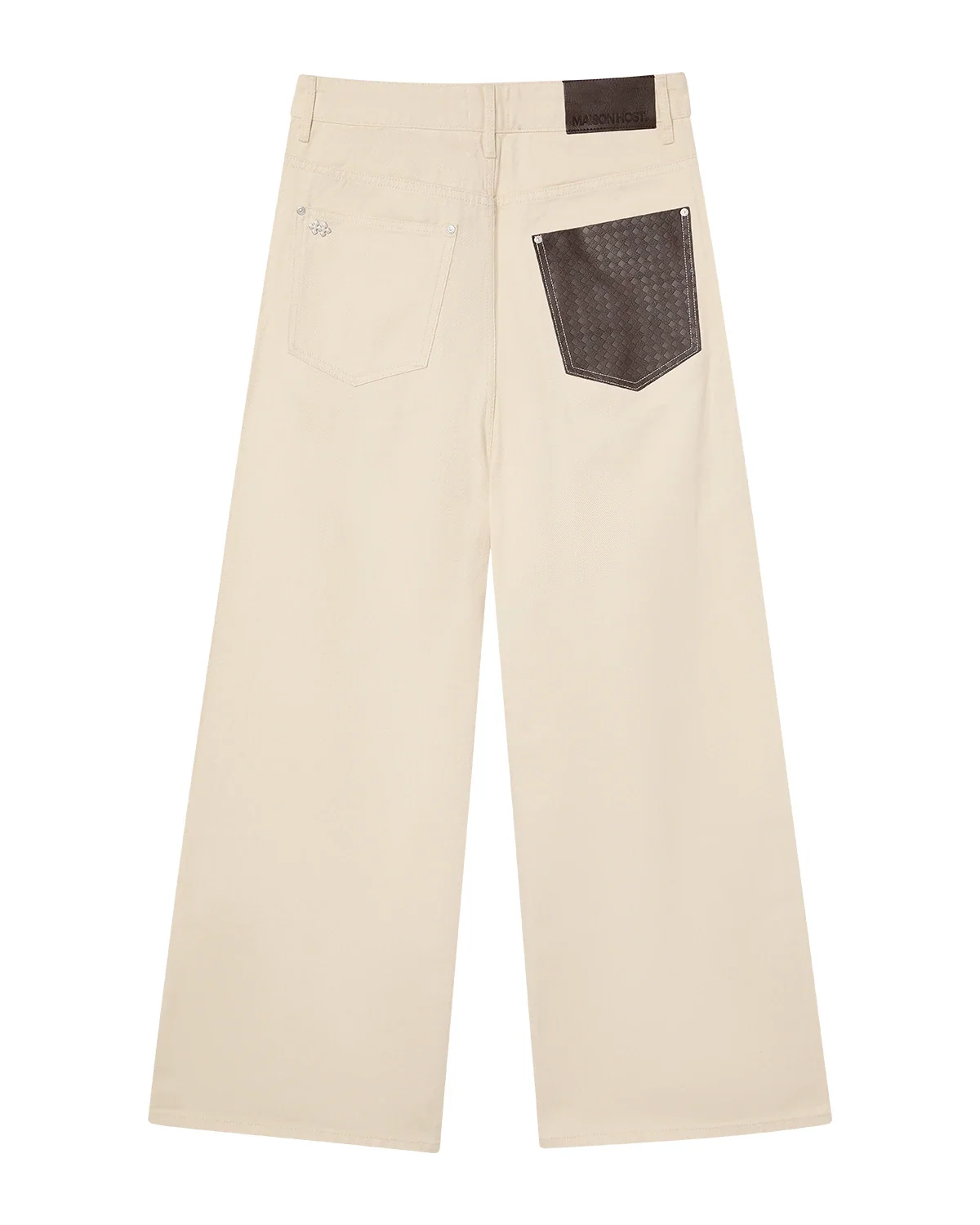 Ottilie Wide-Leg Jeans – Ecru