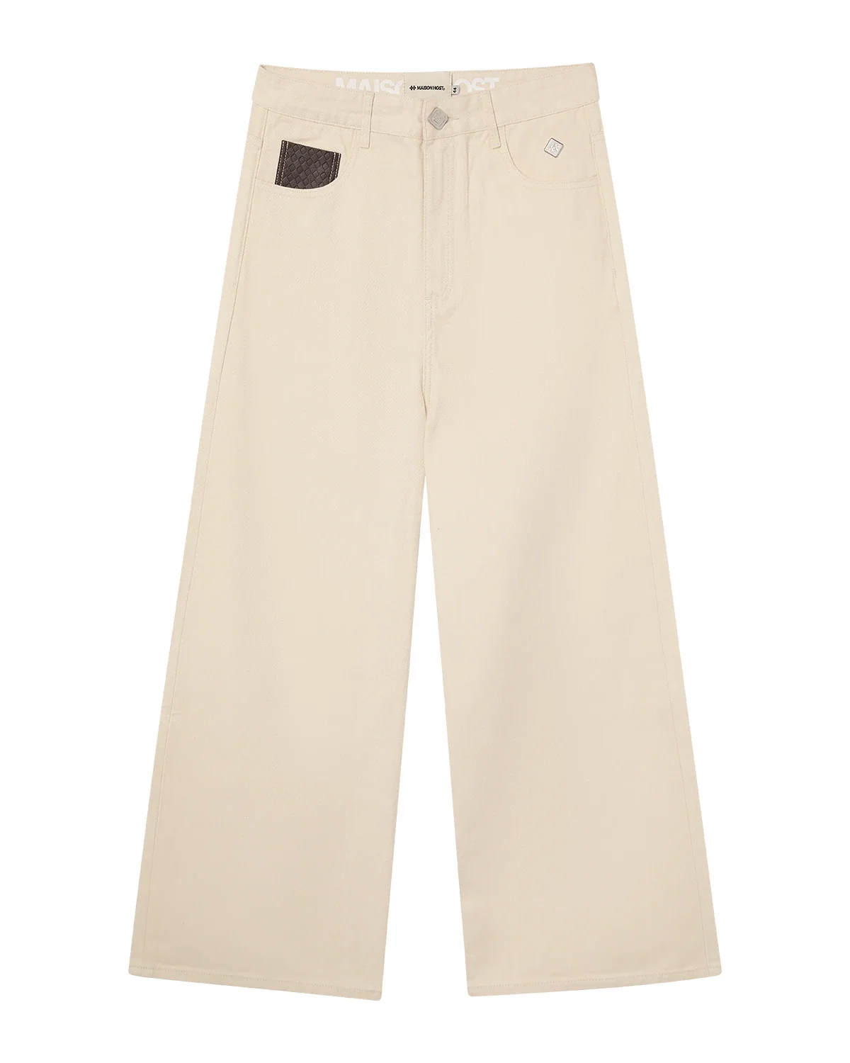 Ottilie Wide-Leg Jeans – Ecru