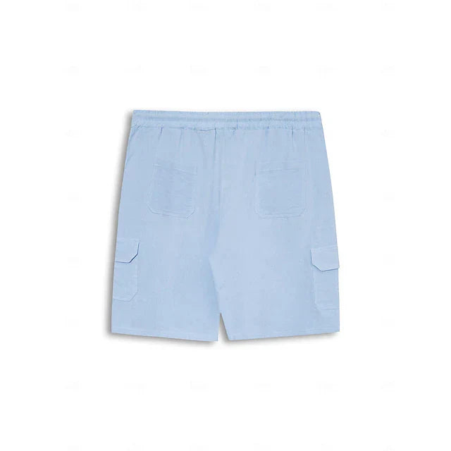 Dorvelli | Men's Shorts – Woven Bermuda Cargo Pockets