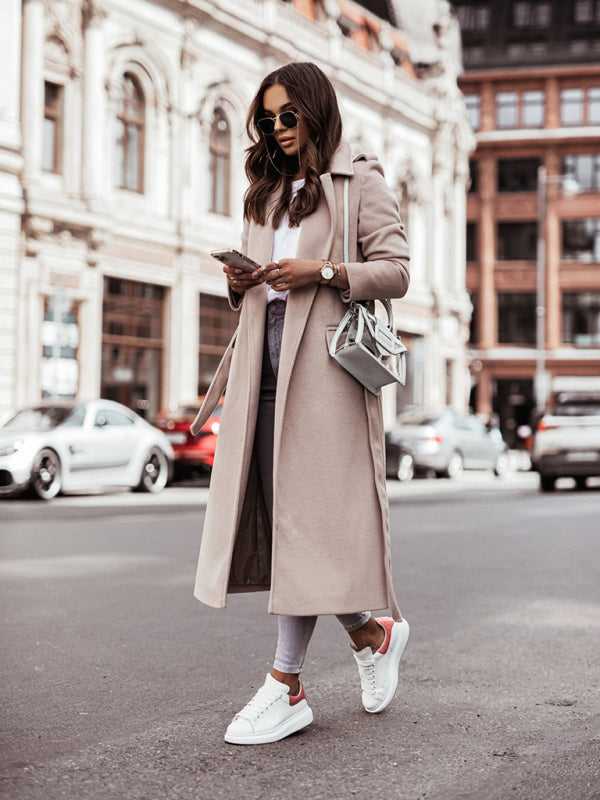 Philippa Belted Wrap Coat