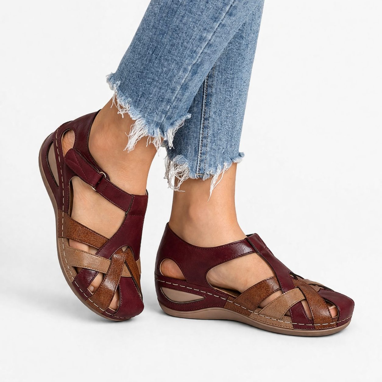 Dorvelli | Women's Sandals – Comfort Leather Wedge