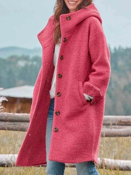 Women's Hooded Longline Coat