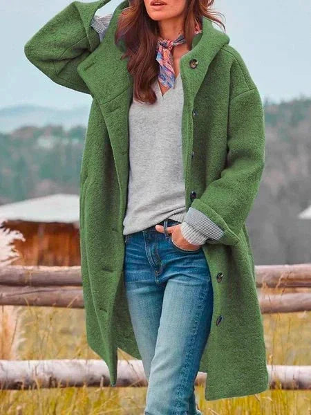 Women's Hooded Longline Coat