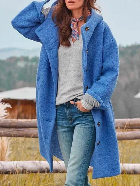 Women's Hooded Longline Coat