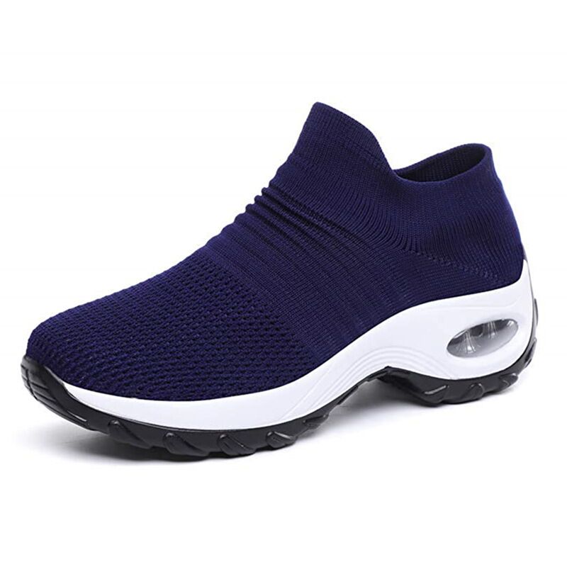 Dorvelli | Women’s Trainers – Slip-On Knit Cushioned Sole