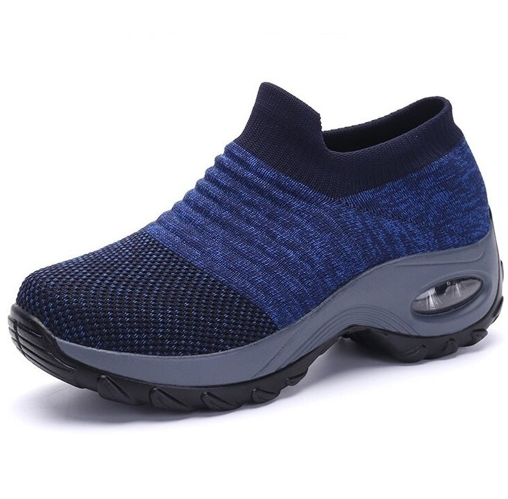 Dorvelli | Women’s Trainers – Slip-On Knit Cushioned Sole