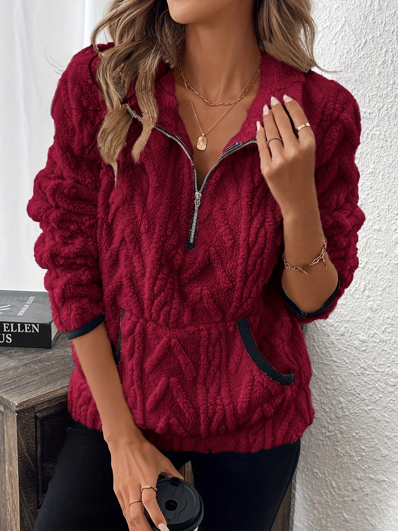 Women's Half Zip Jumper
