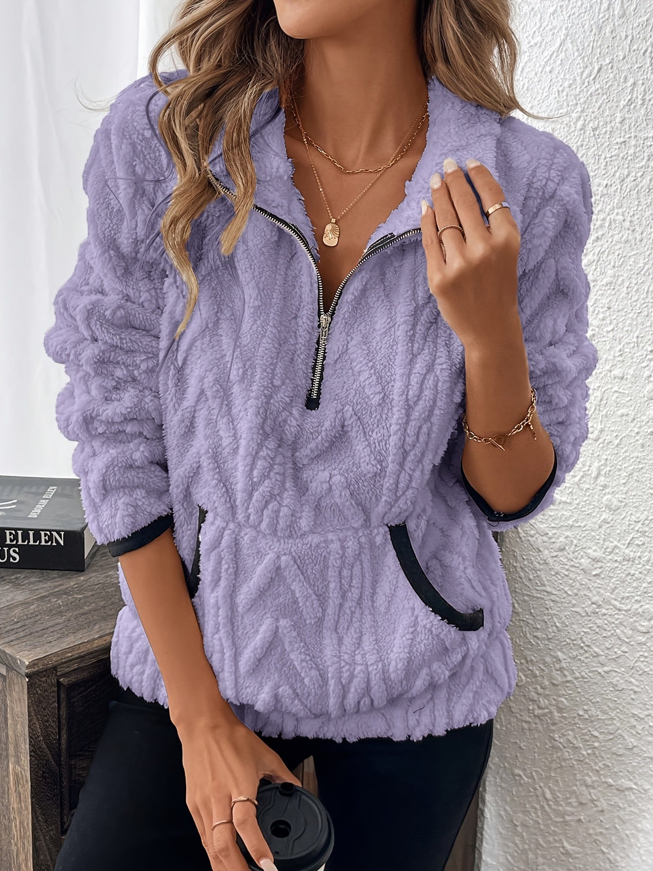 Women's Half Zip Jumper