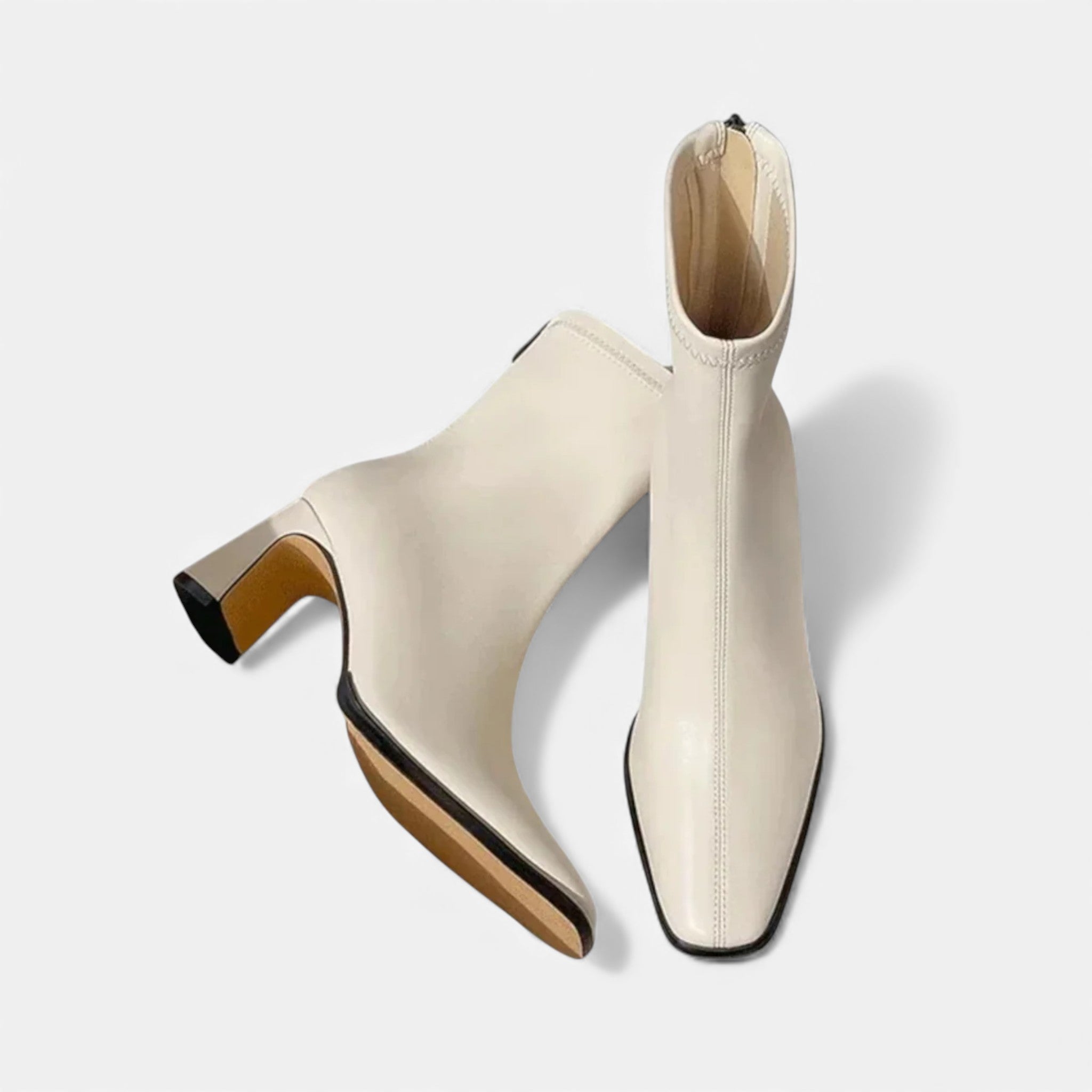 Dorvelli | Women’s Vintage Square-Toe Ankle Boots – Timeless Suede Elegance