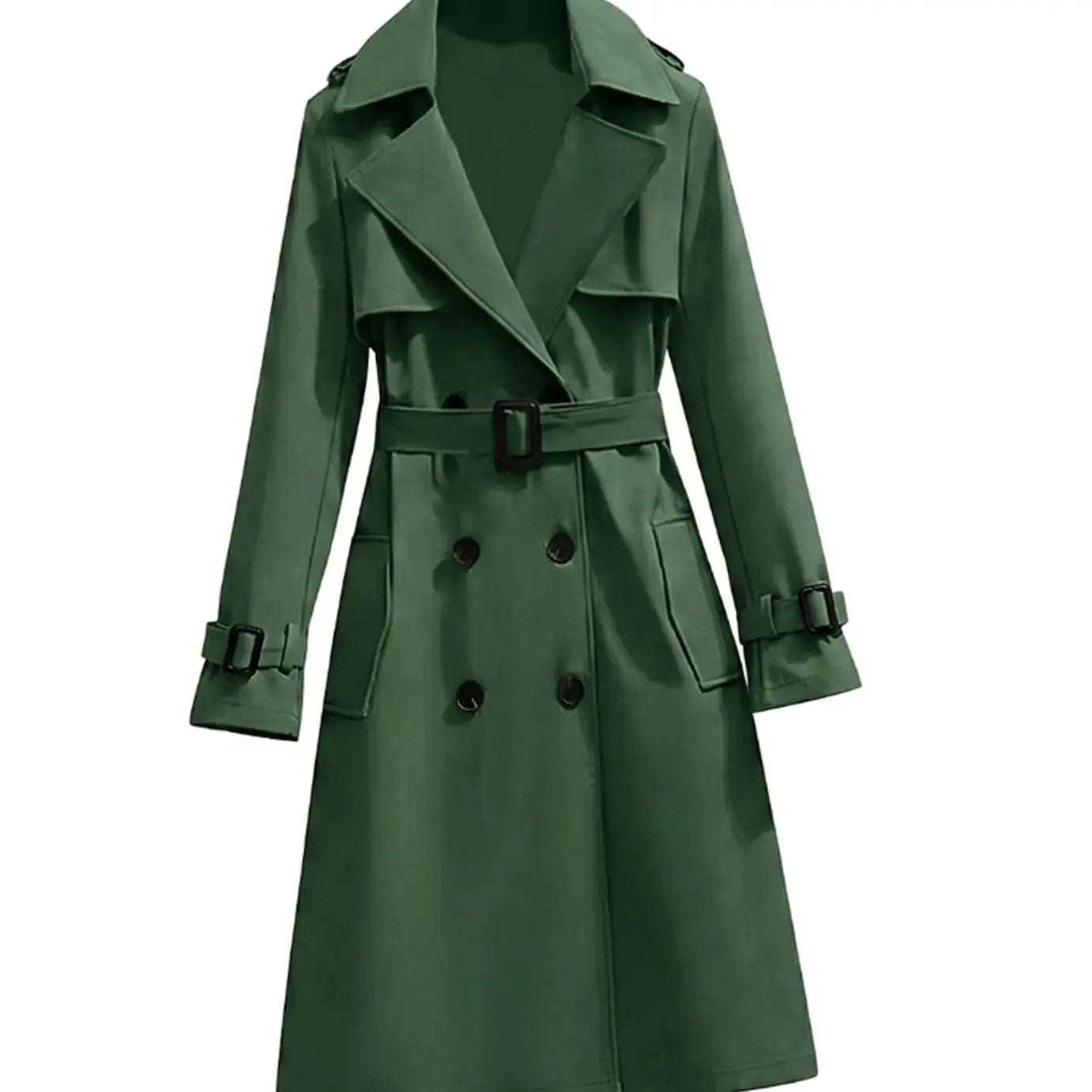 Women's Belted Longline Coat