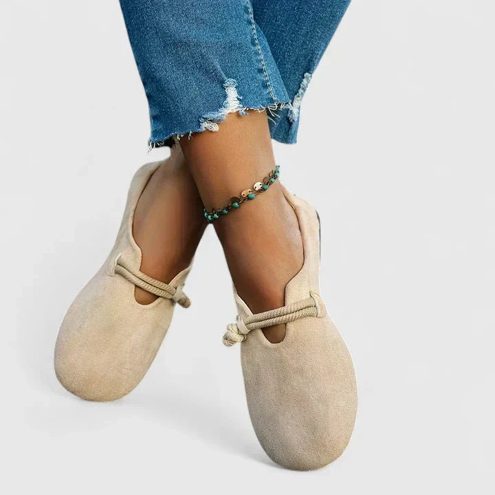 Dorvelli | Women’s Loafers – Drawstring Slip-On Flats