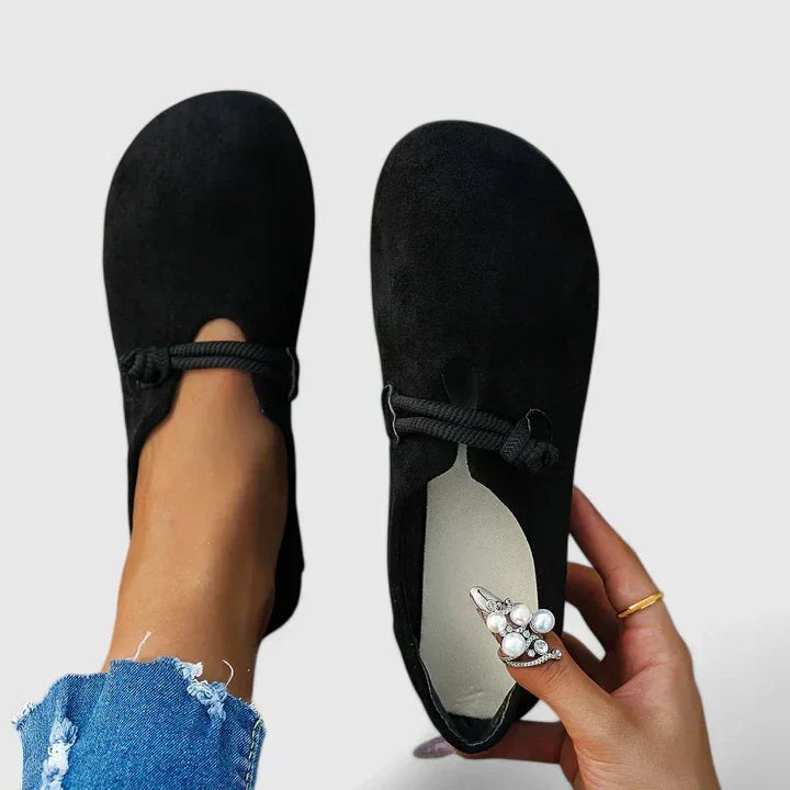 Dorvelli | Women’s Loafers – Drawstring Slip-On Flats
