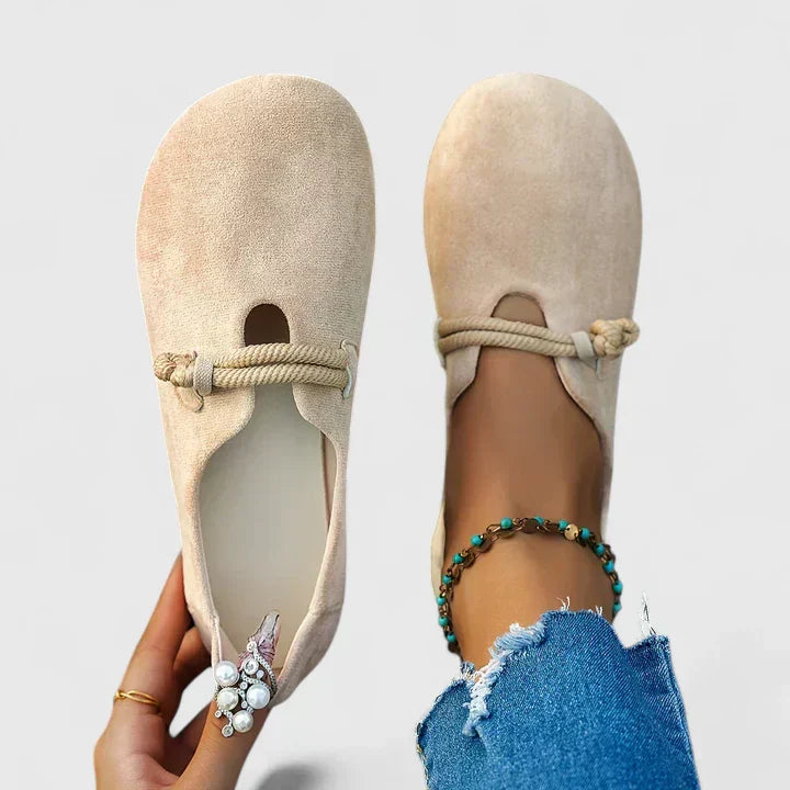 Dorvelli | Women’s Loafers – Drawstring Slip-On Flats