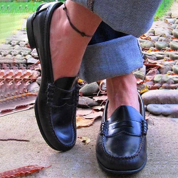 Dorvelli | Women's Loafers – Slip-On Cushioned - Black