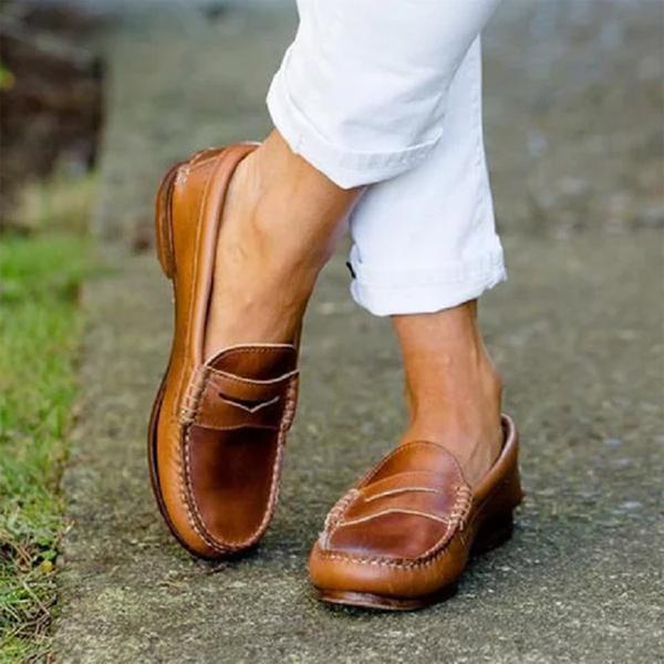 Dorvelli | Women's Loafers – Slip-On Cushioned - Brown