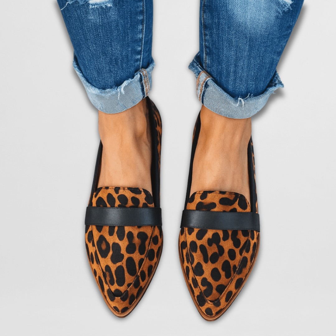 Dorvelli | Women's Loafers – Soft Suede Slip-On - Striped
