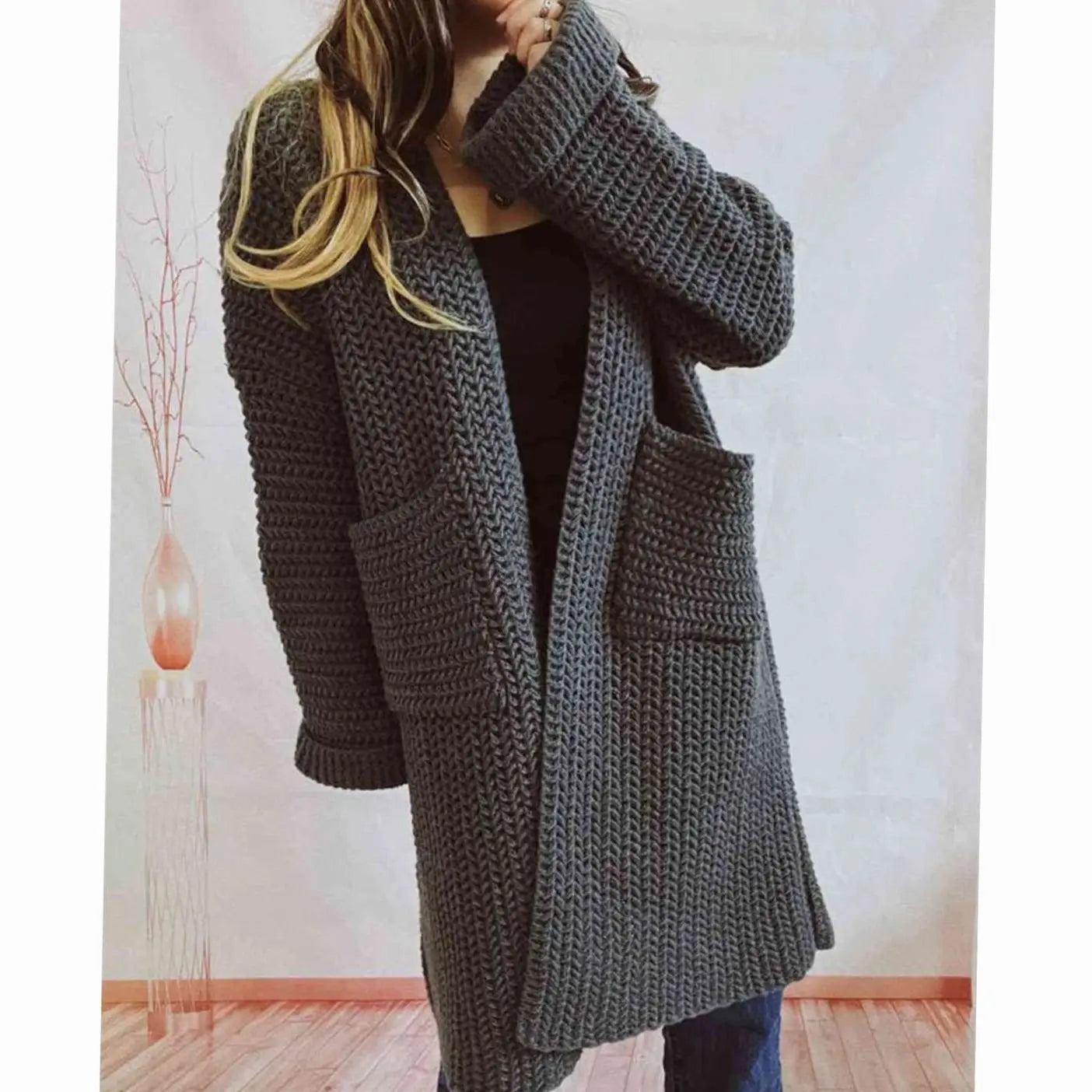 Women's Longline Cardigan