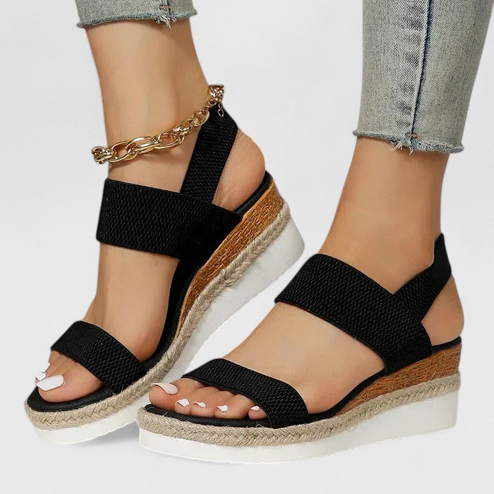 Dorvelli | Women's Sandals – Cushioned Comfort - Black