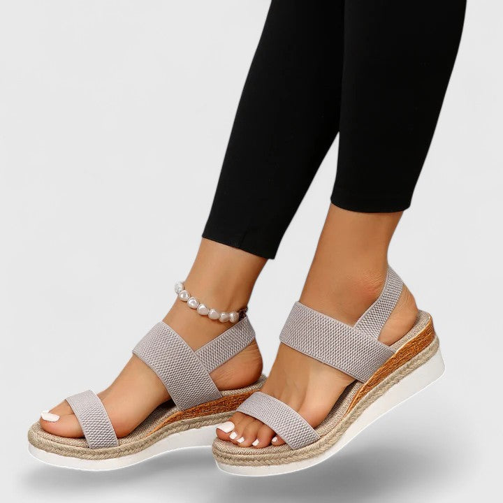 Dorvelli | Women's Sandals – Cushioned Comfort - Grey