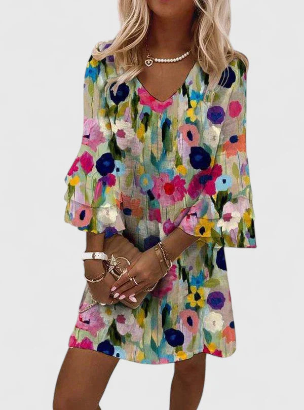 Dorvelli | Women's Mini Dress – Elegant Mini - Multicolored