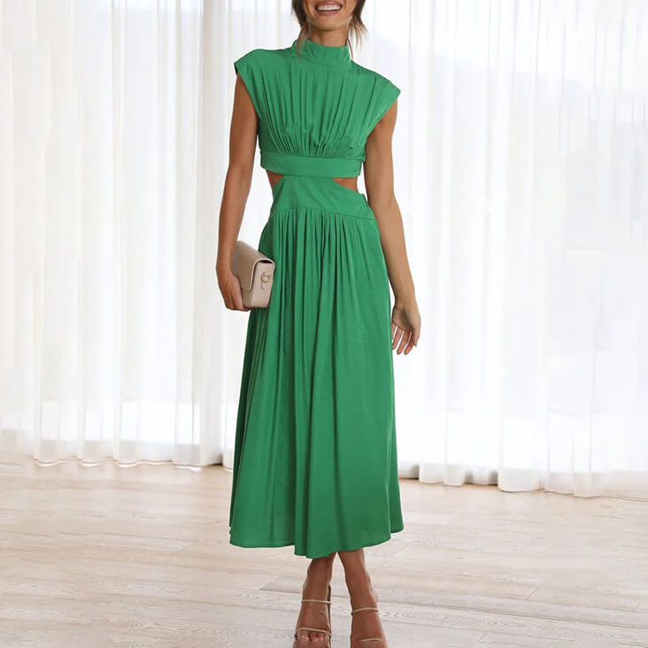 Dorvelli | Women's Dress – Everyday Elegant - Green