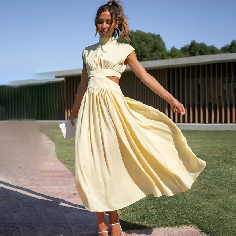 Dorvelli | Women's Dress – Everyday Elegant - Yellow