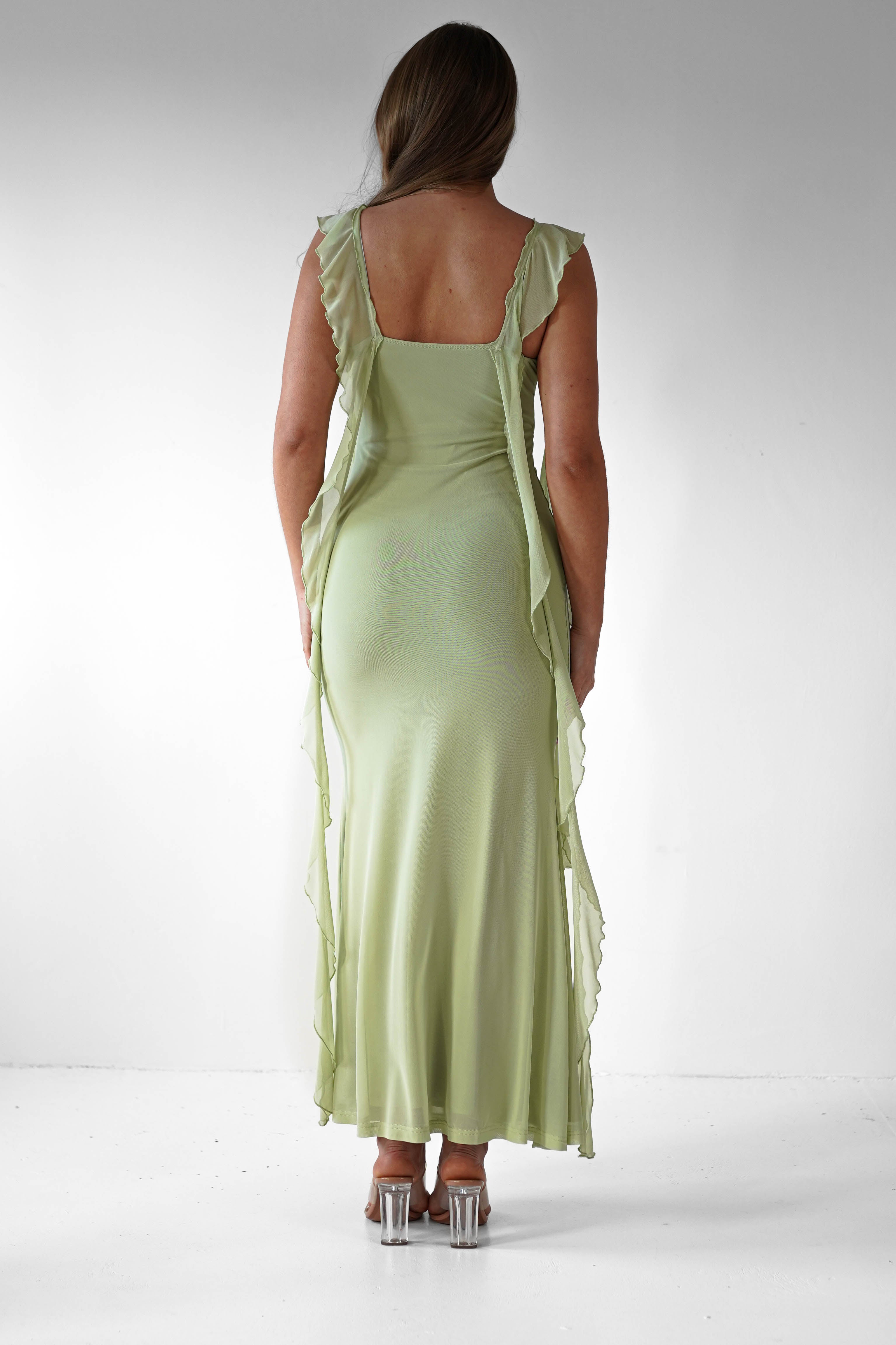 Dorvelli | Women's Midi Dress – Sutton Ruffle