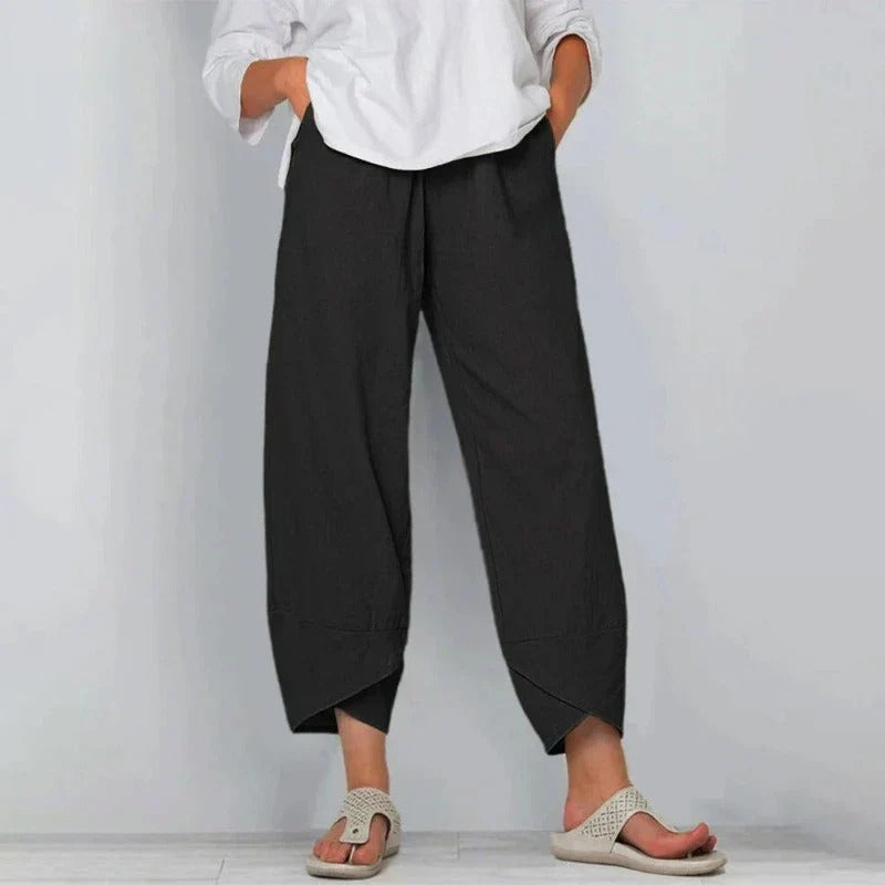 Dorvelli | Women's Trousers – Chic Wide Leg - Black